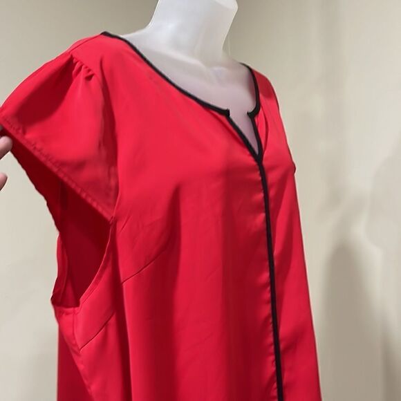 NWOT SHEIN Curve red dress.  Size 4XL plus - Picture 4 of 9